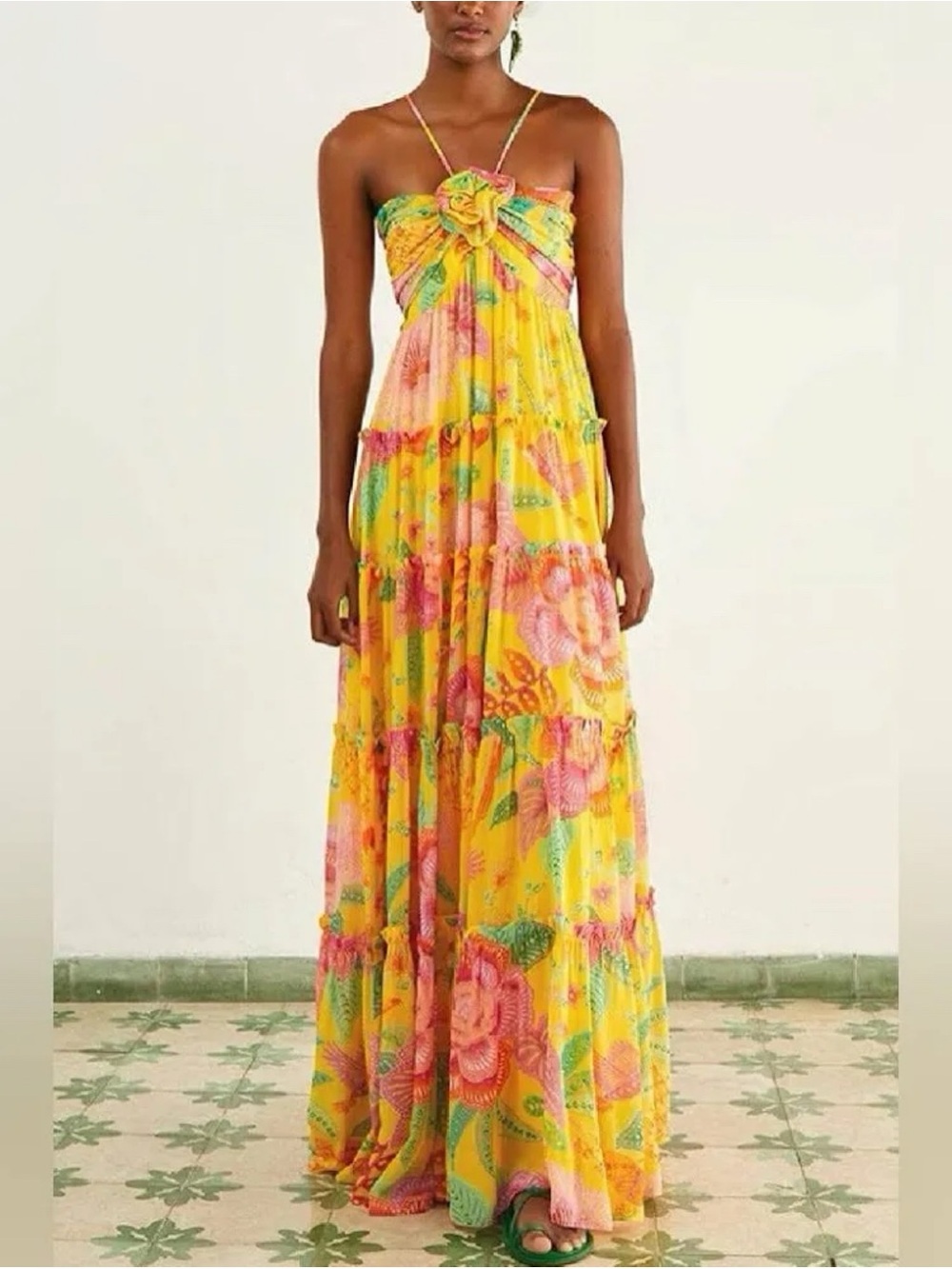 Farm Rio Macaw Maxi Dress - Picture 1 of 4